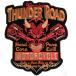 (LOLO import) большой THUNDER ROAD... мотоцикл нашивка 25x36cm утюг вышивка 
