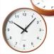 KATOMOKU plywood wall clock светло-коричневый acid -p( продолжение секунд игла ) km-36L φ304mm ( электро-магнитные часы )