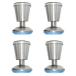 4 NUZAMAS шкаф ножек кухня пара. Work верх, cup вид, высота 80 mm, единица, утро еда балка, стол стол ножек мебель ножек - нержавеющая сталь -