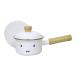  Fuji horn low (Fuji Horo) saucepan single-handled pot white IH correspondence 12cm Miffy face 