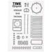 ko. thing .. clear stamp seat T time management 0980-017