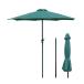  зонт сад зонт 270cm uv cut водоотталкивающий металлический руль открытие и закрытие пляжный зонт садоводство двор терраса уличный пляж кемпинг 