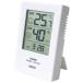 kre cell temperature hygrometer digital clock with function ornament desk stand attaching white 1.8×6×9cm