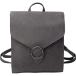 Surmonter pu leather rucksack leather rucksack square stylish work for work stylish Mini bag pack ( gray )