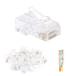 VCE проникать тип RJ45 коннектор CAT5E CAT5 LAN коннектор 100 шт. комплект электропроводка простой коготь поломка трудно 