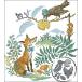 Crow and Foxkalas. fox Cross stitch embroidery kit world masterpiece theater world. ... story 14 count white 31cm * 31cm