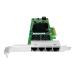 1GbEi-sa сеть сервер I350-T4V2 RJ-45 Quad медь порт карта VT-c PCI-E v2.1 X 4 сеть адаптор (NI