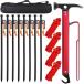  молоток для колышков палатка Hammer кемпинг Hammer комплект алюминиевый легкий колок удар . колок вытащенный строение инструмент высота уголь элемент сталь 30cm кованый палатка колок 8шт.@4m отражающий материал 