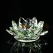  crystal стекло лотос Lotus crystal low sok установить стекло украшение . шт. .. установить цветок свеча свеча лампа держатель лотос. цветок интерьер 