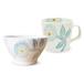 J-kitchens. гора обжиг в печи ..... чашка 10.8cm кружка 270ml комплект микроволновая печь соответствует волна . видеть . сделано в Японии георгина голубой 