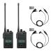 2 шт. комплект kana ru слуховай аппарат есть W019H Alinco DJ-P221L длинный антенна IP67 водонепроницаемый пыленепроницаемый особый маленький электроэнергия приемопередатчик 