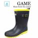 GAME Junior влагостойкая обувь темно-синий 19~24cm 1111-03 NV дождь дождь. день дождь сапоги женский ученик неполной средней школы ученик старшей школы модный простой чёрный 