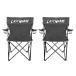 VictoryStore Outdoor Camping Chair - Custom Last Name Folding Chair- Black Camping Chair with Carry Bag (2)¹͢ʡ