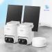 Anker�A���J�[Eufy ���O�h�ƃJ���� C37 2CAM KIT ���C�����X�ڑ� / 360���B�e�\ / 300����f / �\�[���[�[�d /IP65 �h�o�h��/�p���`���g/�����j���O�R�X�g�[��