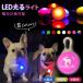  dog LED light shines necklace dog for bicycle night road night safety pet accessories light weight dog supplies French brudok large dog medium sized dog 