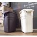  мусорная корзина мусорка крышка имеется 30 литров 30L тонкий модный кухня living .. inserting дистанционный документы офис скользящий запах утечка нет восток .LFS-934