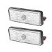 LED отражатель 12V рефлектор прямоугольник прицеп боковой маркер (габарит) задний маркер (габарит) указатель поворота задний фонарь белый 2 шт. комплект 