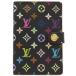  Louis Vuitton обложка для записной книжки ka Rene du bar Agenda Mini монограмма многоцветный черный чёрный карта inserting чехол для пропуска M92652 б/у 