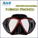 [ Япония бесплатная доставка по всей стране!]SAS (ese-es) I box V черный силикон дайвинг маска [20221]
