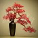 o repairs un- necessary wooden plastic . leaf momiji maple .. bonsai artificial flower human work decorative plant human work tree simulation ceramic vase ornament 
