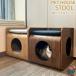  кошка house кошка коробка домик для кошек box bed маленький магазин салон из дерева сон -тактный отсутствует departure . кейс для хранения табурет стол много голова ..