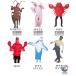  поверхность белый Halloween костюм взрослый животное все 18 вид костюм мульт-героя костюмированная игра костюм быстрый капот маскарадный костюм для взрослых таракан краб креветка same море banana party товары 