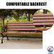  уличный bench все погода type шпаклевка .o bench максимальный выдерживаемая нагрузка 800 фунт 2 человек для сад bench коррозия . предотвращение выцветание предотвращение шпаклевка .o сумка парк для 
