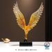 . украшение Eagle ястреб произведение искусства интерьер украшение . sho успех crystal способ стекло умение способ прозрачный полимер янтарь цвет Gold золотой цвет счастливый случай фэн-шуй ..