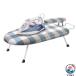  гладильная доска 61*36*18cm 1.4kg compact складной лодка форма отделка лошадь имеется проверка голубой 