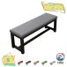  обеденный bench 60?120cm 2 местный . металл ножек bench стул длина стул табурет Северная Европа .. соус нет 