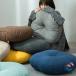  подушка для сидения круглый подушка одноцветный body давление минут . хлопок лен пол подушка интерьер минут толщина . Северная Европа ... симпатичный living .. татами балкон стул для добрый удобство 