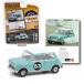  зеленый свет 1/64 Morris Mini Cooper S голубой Greenlight Vintage Ad Cars Morris Mini Cooper S миникар 