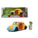 JADA TOYS 1/24 Улица Сезам o шарф . механизм & Volkswagen Beetle 1959 Hollywood Ride Sesame Street Beetle with Oscar