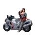 MoreArt 1/64 Suzuki Hayabusa + rider фигурка SUZUKI Motocycle Women Figure мотоцикл мотоцикл MO222254