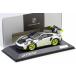  дилер модель 1/43 Porsche 911 992 GT3 RS купе 2022 серебряный /asido зеленый PORSCHE 911 GT3 RS COUPE ограничение 911 шт. 