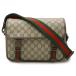 GUCCI Gucci GGs шкив m Sherry линия сумка "почтальонка" сумка на плечо наклонный ..PVC бежевый мокка Brown зеленый 