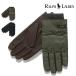  Polo Ralph Lauren [POLO RALPH LAUREN]PG0078 перчатки вязаный перчатка стеганое полотно кожа кожа Logo защищающий от холода зима унисекс смартфон соответствует ходить на работу посещение школы подарок 