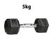  шестиугольник гантель 5KG BODYMAKER корпус производитель PD009500 шестиугольник гантель 5KG 5kg 5 kilo чайник bell тренировка Jim .tore мускул . сила ..
