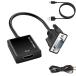 VGA to HDMI �ϊ��A�_�v�^ VGA to HDMI�ϊ� Deear PC/�m�[�gPC ���� USB 3.5mm�I�[�f�B�I�P�[�u���t