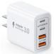 ���v40W �}���[�d�� USB �R���Z���g Type-C �[�d�� AC�A�_�v�^�[ USB�|�[�g &amp; USB C�|�[�g PD 20W iPhone �^�C