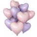 BTZO способ судно ba Rune Heart 10 шт. комплект 18 дюймовые легкосплавные колесные диски способ судно день рождения украшение установка Propo -z день рождения украшение розовый фиолетовый 