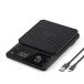 bemece кофе шкала цифровой шкала таймер функция 0.1g высокая точность максимальный 3kg LED имеется карниз ( глянец черный -18*13)