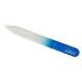  Czech made AXiON nail care goods glass made nail file ( blue ) both sides type #slg009567[ mail service correspondence possible ]