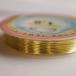  медь тросик код золотой цвет Gold 1mm×2.5m #co-m4