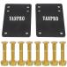 Vanpro подъемник накладка 1/8 4MM скейтборд грузовик скейтборд проставка ( цвет : чёрный число :2 шт ) ( толщина 4 MM болт имеется )
