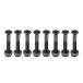 PATIKIL скейтборд аппаратное обеспечение комплект 32 mm 8 шт карбоновый steel gray do8.8 установка винт болт гайка комплект ske