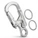 Ahiller �X�e�����X�J���r�i ���@�\�L�[�z���_�[ �������b�N �{�g���I�[�v�i�[�t�� 63.5mm �ω׏d150kg EDC�A�N�Z�T���[