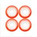 Silver Fox( серебристая лиса ) скейтборд улица езда для soft Wheel 53mm orange (4 штук комплект ) SBWH53SB-54