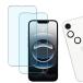HUAKE �ڂ̔��y�� �u���[���C�g�J�b�g �Ή� iPhone 17E / iPhone 16E �p �K���X�t�B����(2��)�{�J�����t�B��