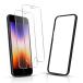 2���Z�b�g �K�C�h�g�t��JACRON �K���X�t�B���� iphone se3 / se2 �p �t�� �ی� ���Y���Ɏq�̗p iPhoneSE 3
